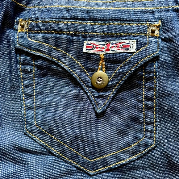 Hudson Jeans Lo-Rise Wide-Leg Y2K Jeans 27 - Picture 6 of 8